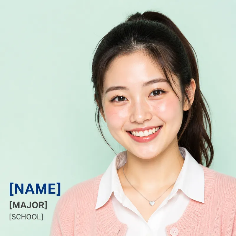AI professional headshot - academic style